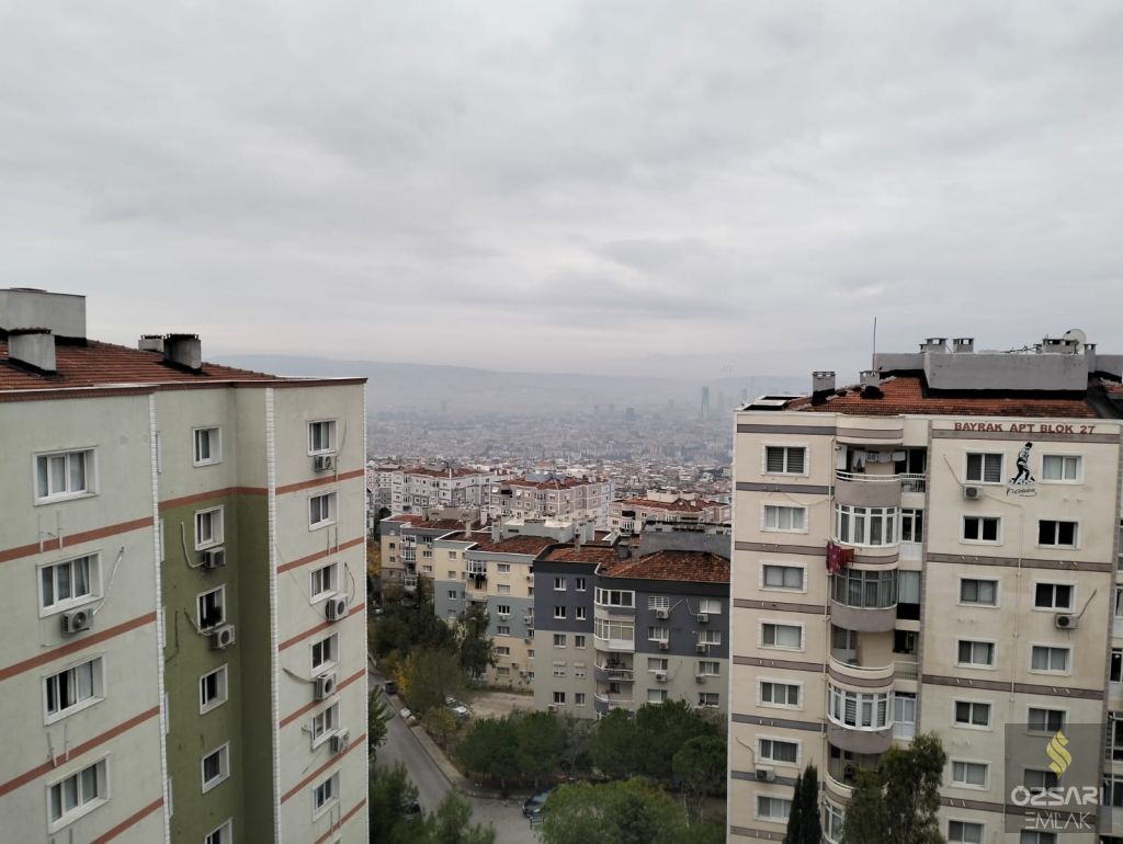 BORNOVA EVKA 4 3+1 DENİZ MANZARALI FULL EŞYALI KİRALIK DAİRE
