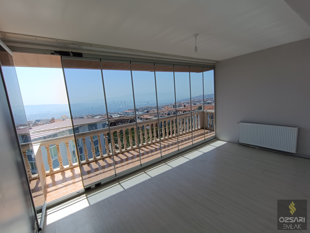 BORNOVA İNÖNÜ MAHALLESİNDE FULL YAPILI FULL DENİZ MANZARALI KİRALIK DAİRE