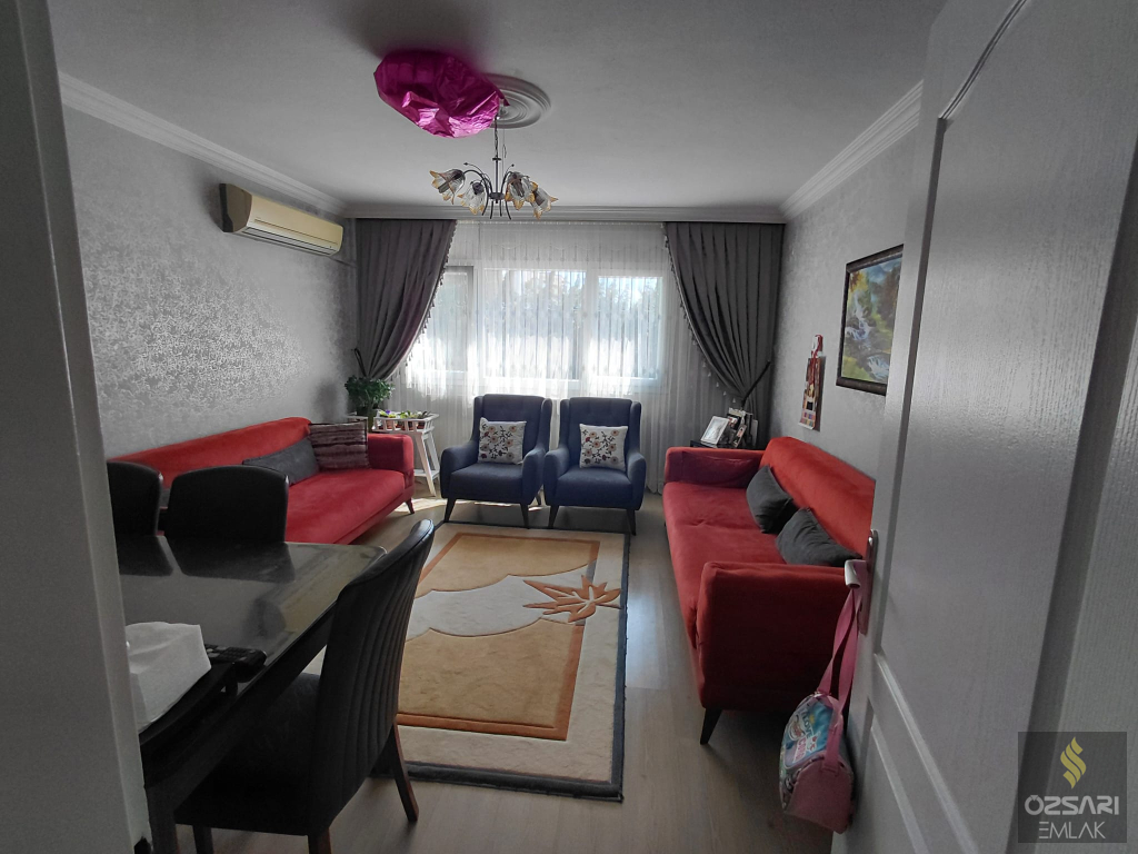 BORNOVA EVKA4 FULL YAPILI GÜNEYCEPHE 2+1 SATILIK DAİRE