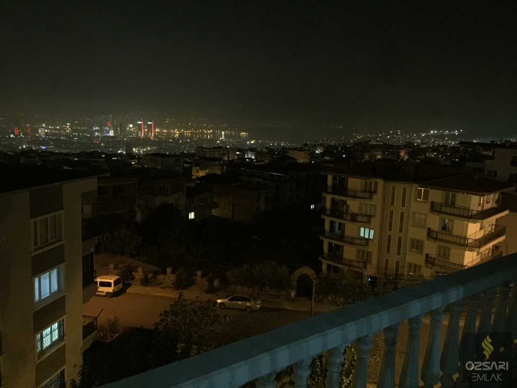 BORNOVA İNÖNÜ MAHALLESİNDE FULL YAPILI FULL DENİZ MANZARALI KİRALIK DAİRE